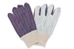 Leather Palm Work Gloves Knit Wrist Clute (Dozen)